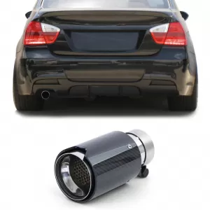 image-62-90mm kipufogóvég karbon, abszorberrel, BMW 3-as E90 E91 E92 E93 2005-2013
