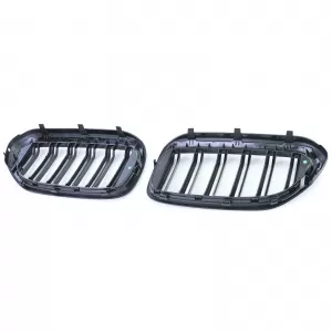 Double slat kidney grille Performance gloss black for 5 Series BMW G30 G31 2017-2020