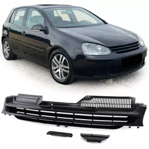 Sport grille without emblem black suitable for VW Golf 5 03-09 not GTI