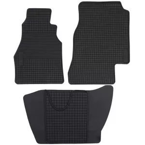 Car Rubber Floor Mats Black Premium Set for Mercedes Sprinter W901-905 95-06