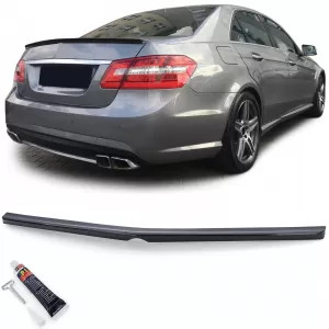 image-7-Sport hátsó spoiler ajak fényes fekete ABE-vel Mercedes E W212 sedan 09-16