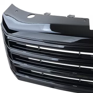 Radiator grille without emblem Gloss black suitable for VW Passat B7 2010-2015