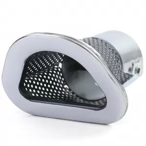 Racing stainless steel exhaust tip end pipe performance universal 92mm x 125mm