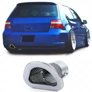 Racing stainless steel exhaust tip end pipe performance universal 92mm x 125mm