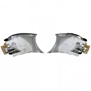 White clear glass indicator set fits 3 Series BMW E46 Coupe Convertible 1999-2001
