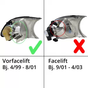 White clear glass indicator set fits 3 Series BMW E46 Coupe Convertible 1999-2001
