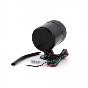 Tachometer with bracket auxiliary instrument 52mm youngtimer classic black