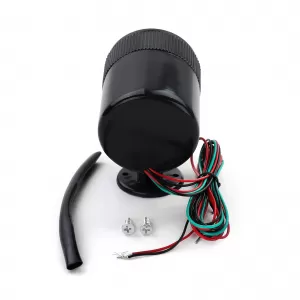 Tachometer with bracket auxiliary instrument 52mm youngtimer classic black