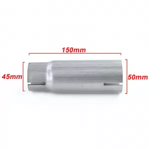 Stainless steel exhaust pipe reducer connection adapter 50mm to 45mm