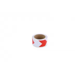 Signal tape marking tape barrier tape self-adhesive reflective red white 40m