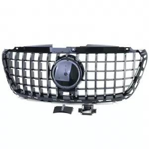 Griglia sportiva nera lucida cromo adatta per Mercedes Sprinter W907 910 dal 18-image-6201300