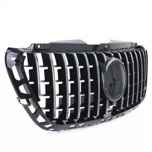 Griglia sportiva nera lucida cromo adatta per Mercedes Sprinter W907 910 dal 18-image-6201301
