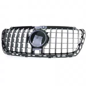 Griglia sportiva nera lucida cromo adatta per Mercedes Sprinter W907 910 dal 18-image-6201302