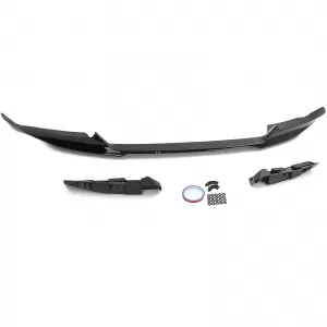 Labbro spoiler anteriore performance lucido nero adatto per BMW X6 F16 14-19-image-6201328