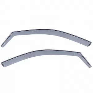Wind deflector rain guard wind protection black smoke for VW Polo 9N 01-08 5-door