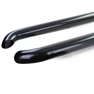 Side pipes sills stainless steel black gloss for VW T5 T6 T6.1 short wheelbase