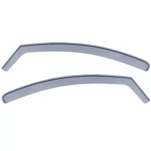 Wind deflector rain deflector wind protection black smoke for Dacia Duster 2 SR from 17
