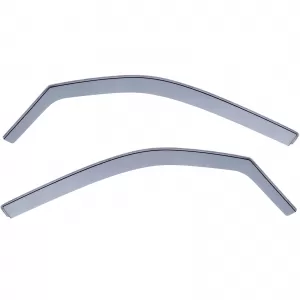 Wind deflector rain deflector wind protection black smoke for VW Amarok 2H from 09