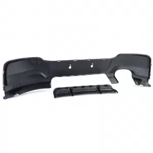 Rear diffuser Performance black matt suitable for BMW 1 Series F20 F21 120 125 11-15