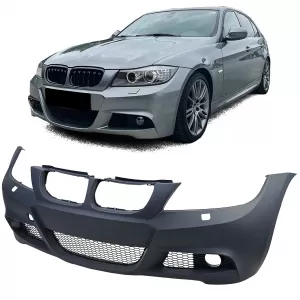 image-45-Sport első lökhárító BMW 3-as E90 E91 08-13 LCI modellhez
