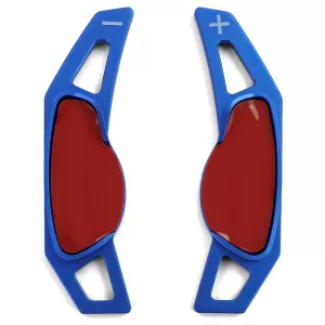 Paddle Shifter Extension Aluminum Blue for Smart ForTwo 451 Coupe Cabrio 09-19