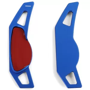 Paddle Shifter Extension Aluminum Blue for Smart ForTwo 451 Coupe Cabrio 09-19
