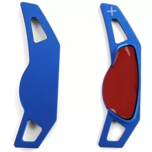 Paddle shifter extension aluminum blue for Smart ForFour 453 14-18