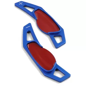 Paddle shifter extension aluminum blue for Smart ForFour 453 14-18