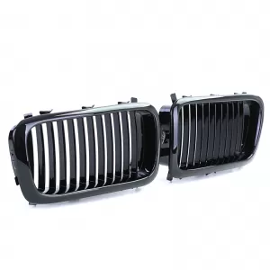 Sport front grille gloss black for 7 Series BMW E38 1994-2001