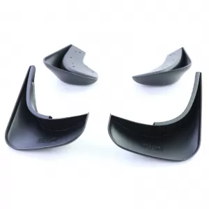 Mud flap set front and rear black for VW Touran 1 1T 03-15