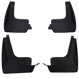 Mud flap set front and rear black for VW ID.4 from 2020