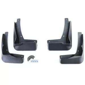 Mud flap set front and rear black for VW Golf 8 with R-Line from 19