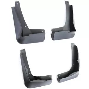 Mud flap set front and rear black for VW Golf 8 with R-Line from 19