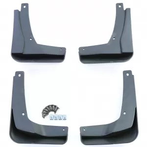 Mud flap set front and rear black for VW Golf 8 with R-Line from 19