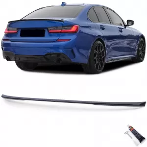 Rear spoiler lip Performance gloss black with ABE for 3 Series BMW G20 2019-2022