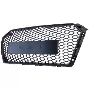 Honeycomb Sport Grille without Emblem Matte Black for Audi A4 B9 8W 15-19