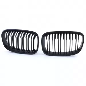 Sport double-slat performance matte front grille suitable for 1 Series BMW F20 F21 10-14