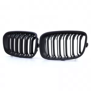 Sport double-slat performance matte front grille suitable for 1 Series BMW F20 F21 10-14