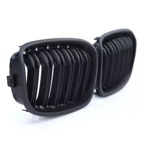 Sport double-slat performance matte front grille suitable for 1 Series BMW F20 F21 10-14