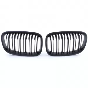 Sport double-slat performance matte front grille suitable for 1 Series BMW F20 F21 10-14