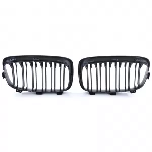 Sport double-slat performance matte front grille suitable for 1 Series BMW F20 F21 10-14