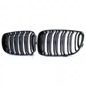 Radiator grille double slat performance gloss fits BMW E81 E82 E87 E88 from 2007