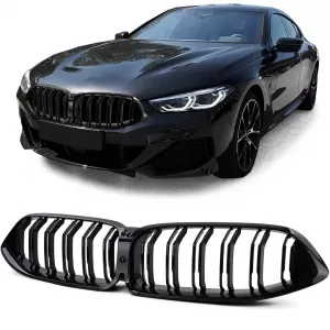 Grilă sport cu dublu fante, lucioasă, potrivită pentru BMW Seria 8 G14 G15 G16