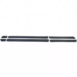 Wide door trim molding set 6-piece for VW Golf 2 87-92 4-door