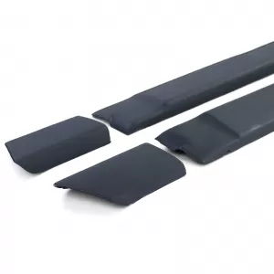 Wide door trim molding set 6-piece for VW Golf 2 87-92 4-door