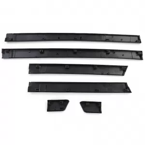 Wide door trim molding set 6-piece for VW Golf 2 87-92 4-door