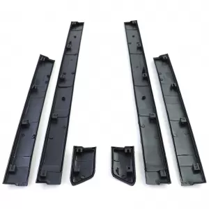 Wide door trim molding set 6-piece for VW Golf 2 87-92 4-door