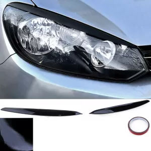 image-65-Fényszóró szemöldök Bad Look fényes fekete pár VW Golf 6 08-12