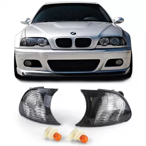 image-29-Oldalsó irányjelző fekete füstös kristály megjelenésű BMW 3-as E46 Coupe Cabrio 98-01