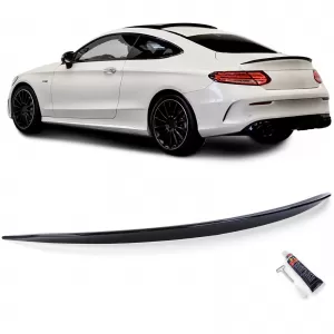image-10-Sport hátsó spoiler, fényes fekete, ABE-vel, Mercedes C205 Coupe 2015-2022